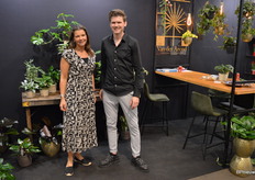 Natascha van Zanten en Sven Klijweg van Van der Arend Tropical Plantcenter 